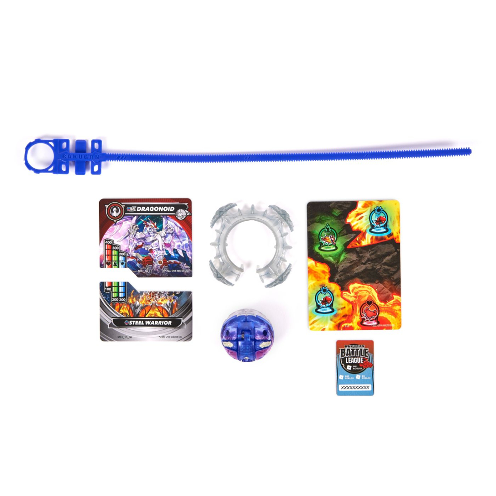 BAKUGAN SET SPECIAL ATTACK DRAGONOID ALBASTRU [2]