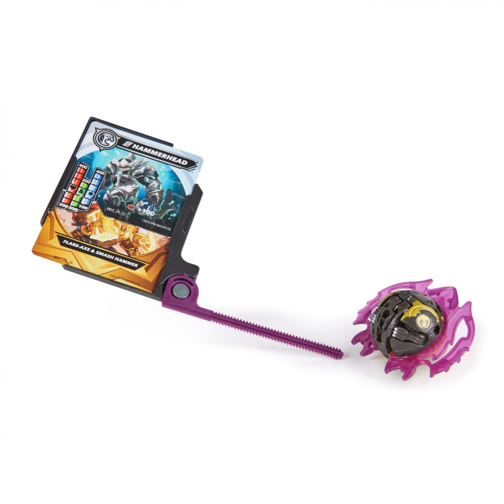BAKUGAN STARTER PACK DRAGONOID TITANIUM HAMMERHEAD BUTTERCLAW [5]