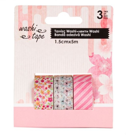 Banda adeziva cu flori pentru activitati crafts si decorare [2]