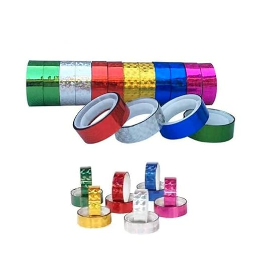 Banda adeziva pentru activitati crafts si decorare, 12 bucati/set, 2 modele [2]