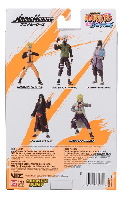BANDAI FIGURINA ANIME HEROES NARUTO SHIPPUDEN NAMIKAZE MINATO 17CM [7]
