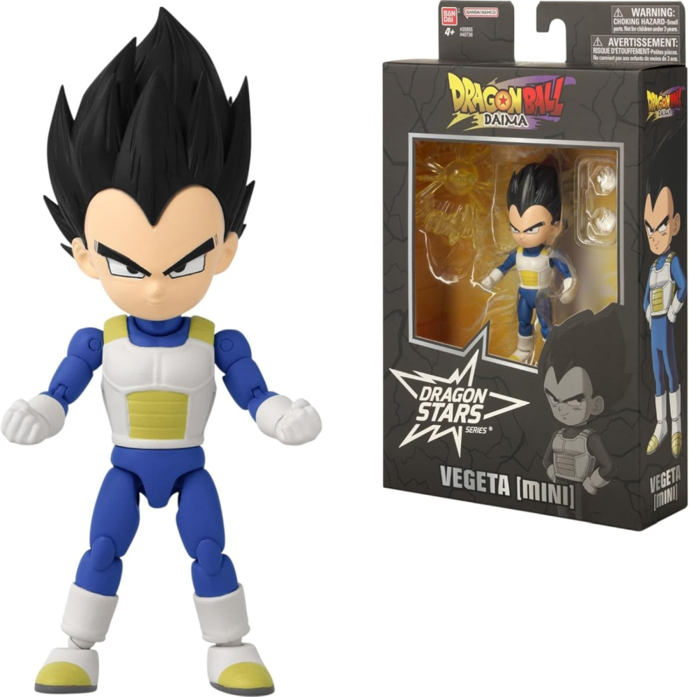 BANDAI FIGURINA DRAGON BALL DAIMA DRAGON STARS VEGETA MINI 17CM [6]