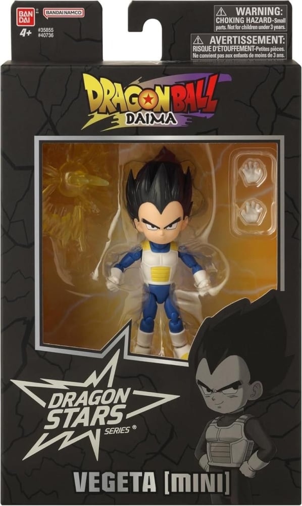 BANDAI FIGURINA DRAGON BALL DAIMA DRAGON STARS VEGETA MINI 17CM