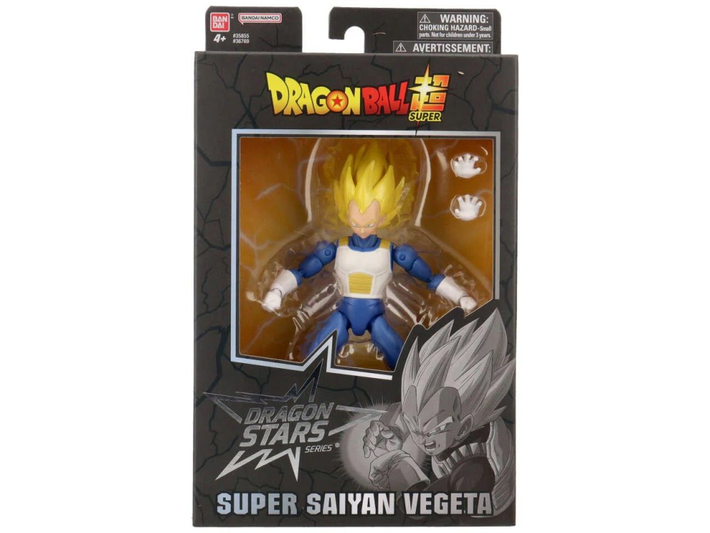BANDAI FIGURINA DRAGON BALL DRAGON STARS SUPER SAIYAN VEGETA 17CM