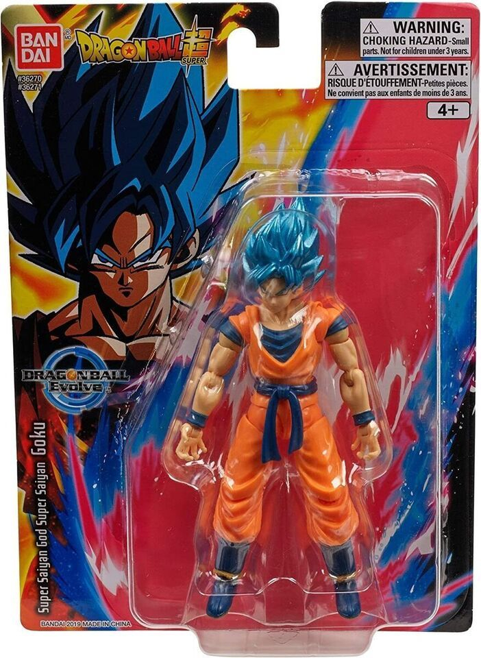 BANDAI FIGURINA DRAGON BALL EVOLVE GOD SUPER SAIYAN GOKU 12CM