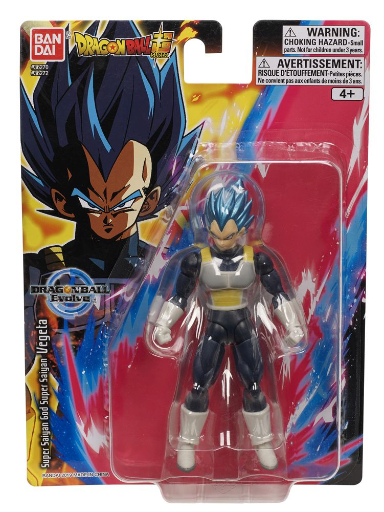 BANDAI FIGURINA DRAGON BALL EVOLVE GOD SUPER SAIYAN VEGETA 12CM