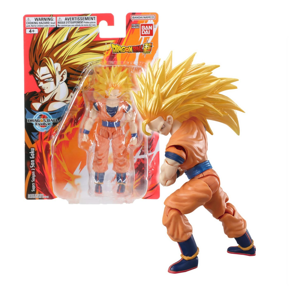 BANDAI FIGURINA DRAGON BALL EVOLVE SUPER SAIYAN 3 SON GOKU 12CM [7]
