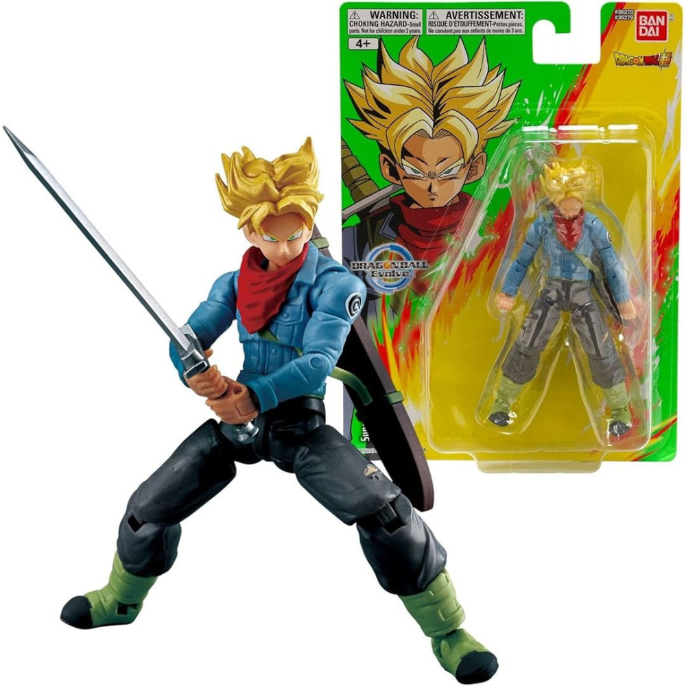 BANDAI FIGURINA DRAGON BALL EVOLVE SUPER SAIYAN TRUNKS 12CM [9]