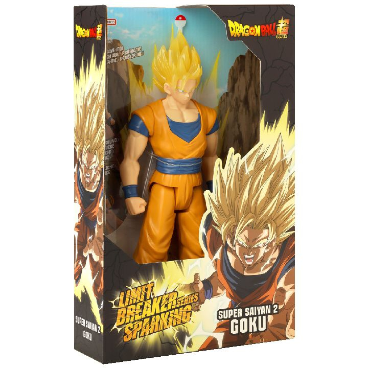BANDAI FIGURINA DRAGON BALL LIMIT BREAKER SPARKING SUPER SAIYAN 2 GOKU 30CM