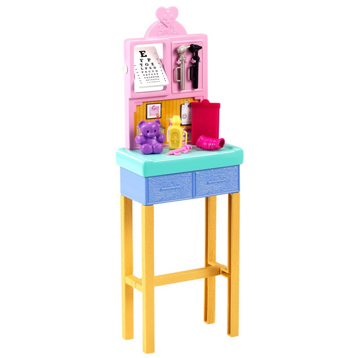 Barbie Cariere Set cu Papusa Doctor Pediatru Șatenă [8]