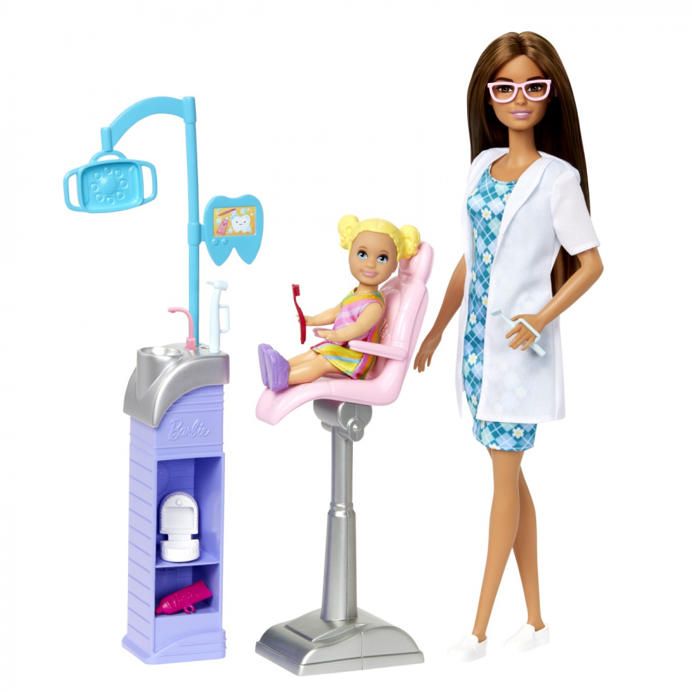 BARBIE CARIERE SET MOBILIER CU PAPUSA DOCTOR STOMATOLOG SATENA [2]