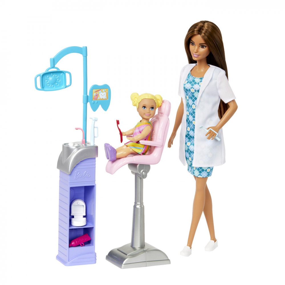 BARBIE CARIERE SET MOBILIER CU PAPUSA DOCTOR STOMATOLOG SATENA [3]