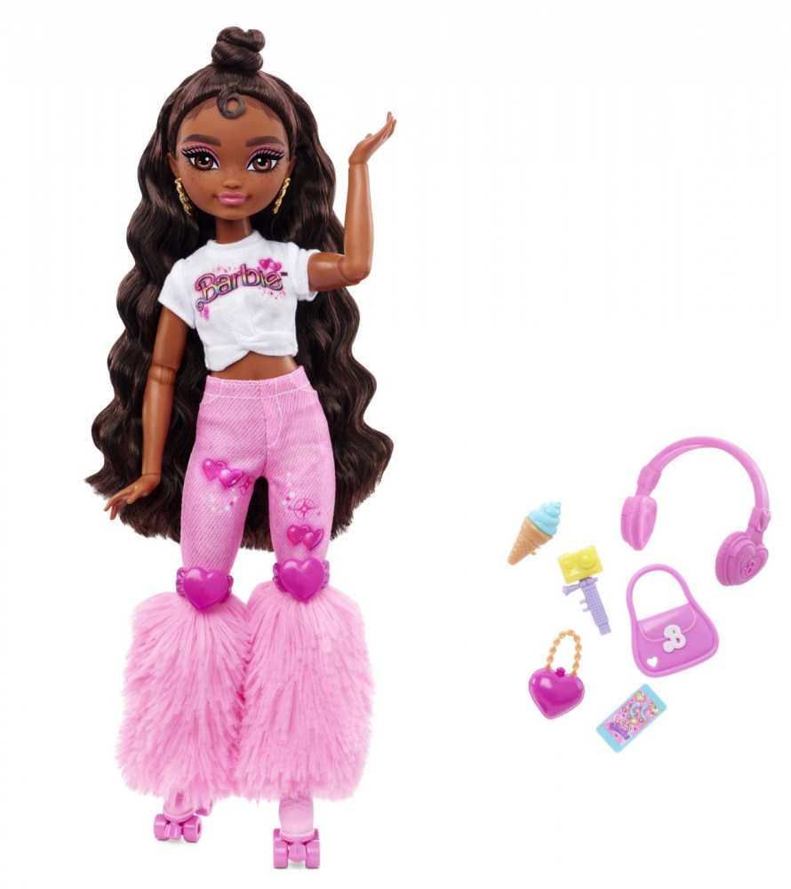 BARBIE DREAM BESTIES PAPUSA BARBIE BROOKLYN PETRECERE PE ROLE [2]