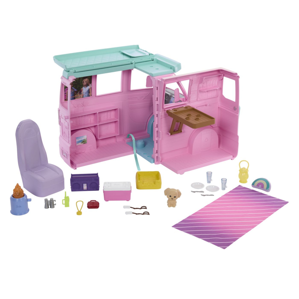 BARBIE DREAM LAND SET RULOTA CU ACCESORII [10]