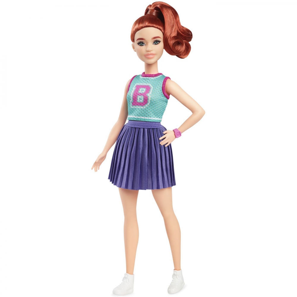 BARBIE FASHIONISTAS PAPUSA BARBIE ROSCATA MAJORETA [4]
