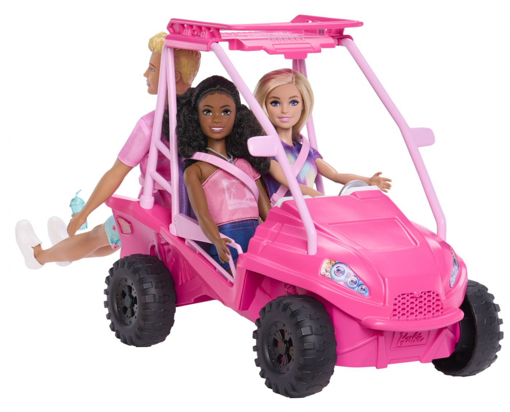 BARBIE MYSTERIES DETECTIVI PE PLAJA MASINUTA BUGGY SI ACCESORII [10]