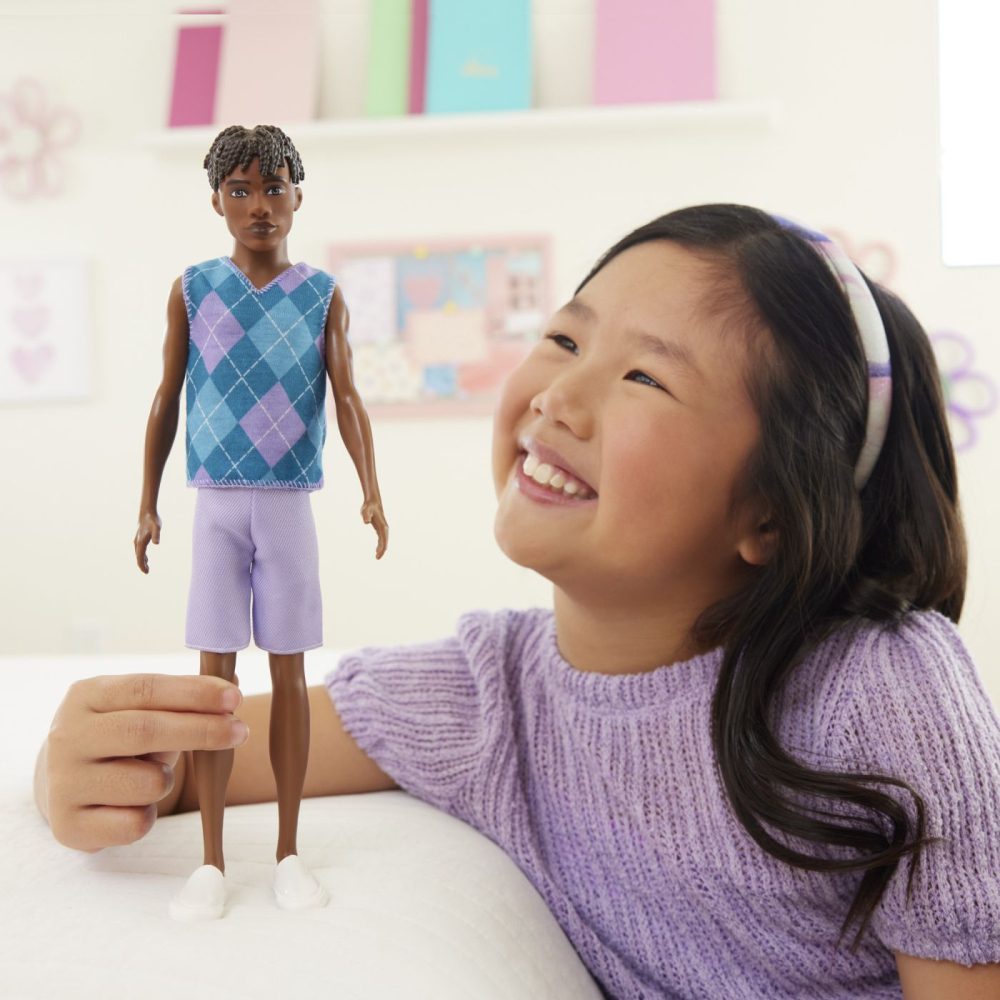 BARBIE PAPUSA BAIAT FASHIONISTAS CU PAR AFRO [3]