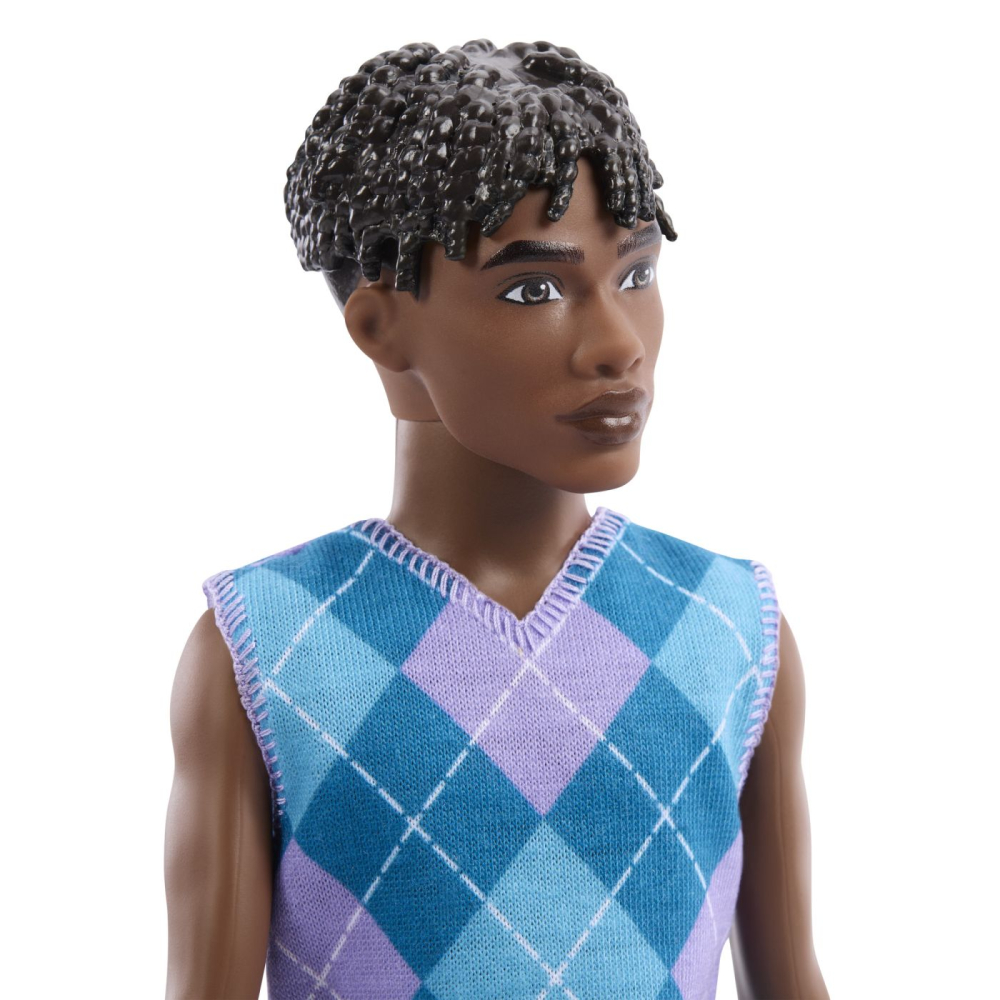 BARBIE PAPUSA BAIAT FASHIONISTAS CU PAR AFRO [8]