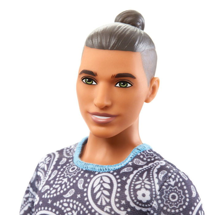 Barbie papusa baiat fashionistas saten cu tricou [6]