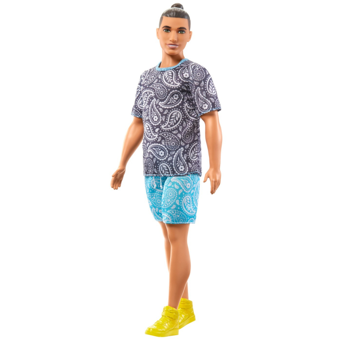 Barbie papusa baiat fashionistas saten cu tricou [5]