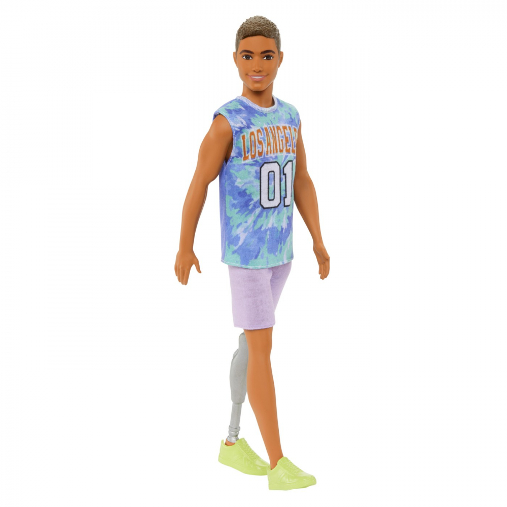 Barbie Papusa Baiat Fashionistas Saten Cu Un Picior Cu Proteza [4]