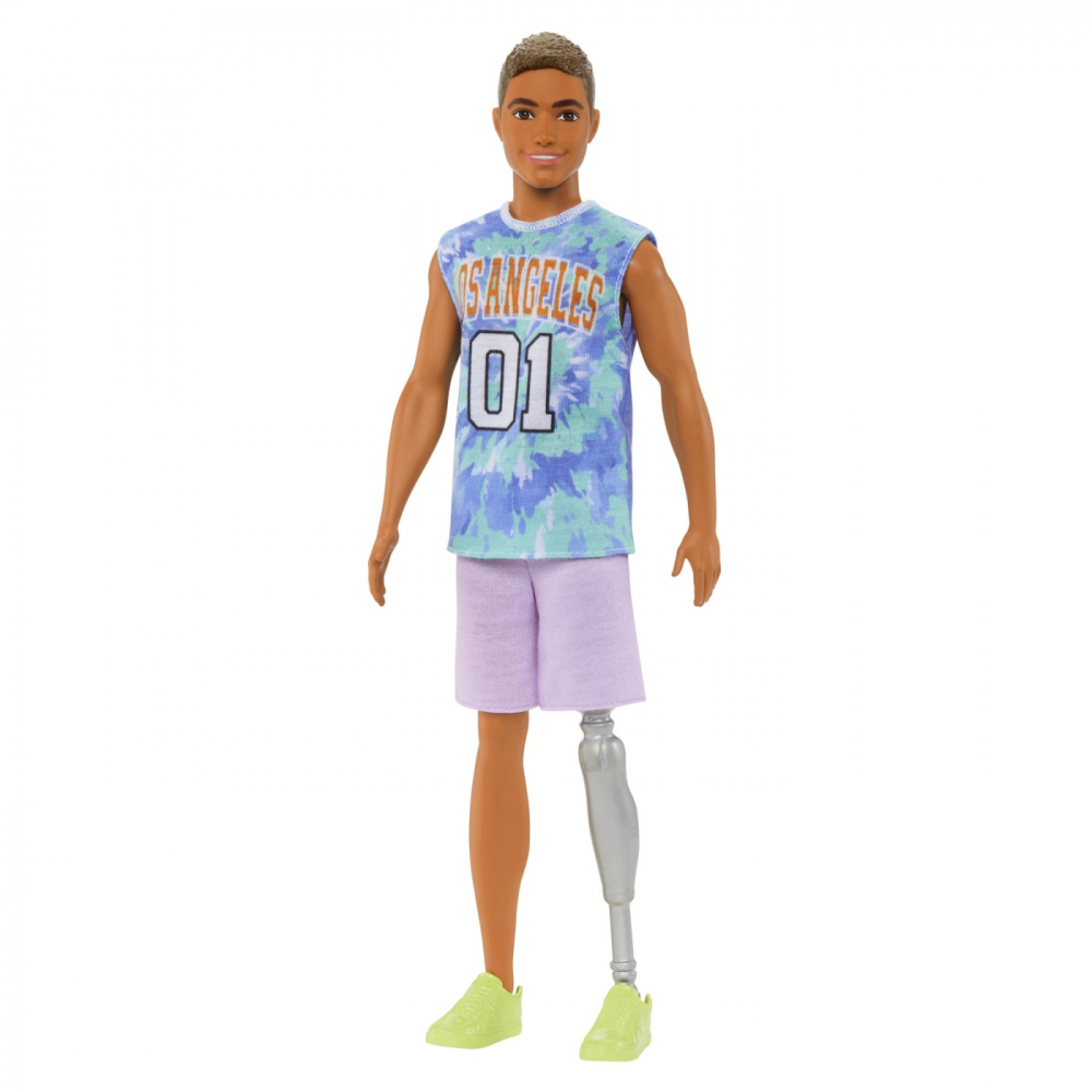 Barbie Papusa Baiat Fashionistas Saten Cu Un Picior Cu Proteza [2]