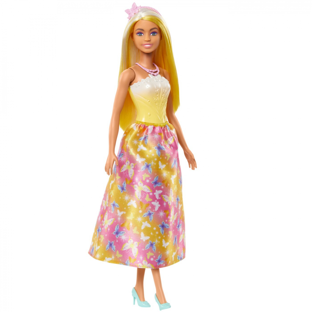 Barbie Papusa Barbie Cu Parul Blond Si Galben [2]
