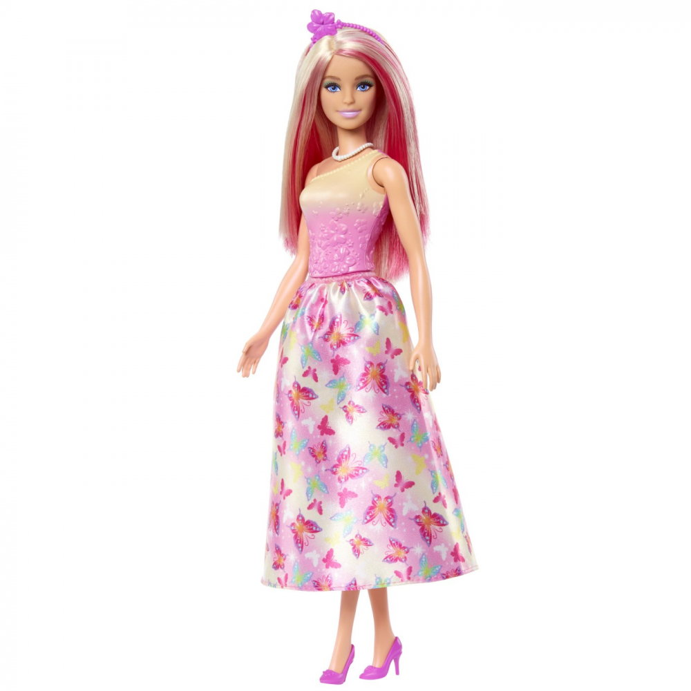 Barbie Papusa Barbie Cu Parul Blond Si Roz [4]