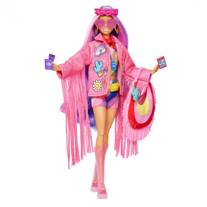 Barbie - Papușa Barbie Extra Fly Barbie Merge la Festival  [4]
