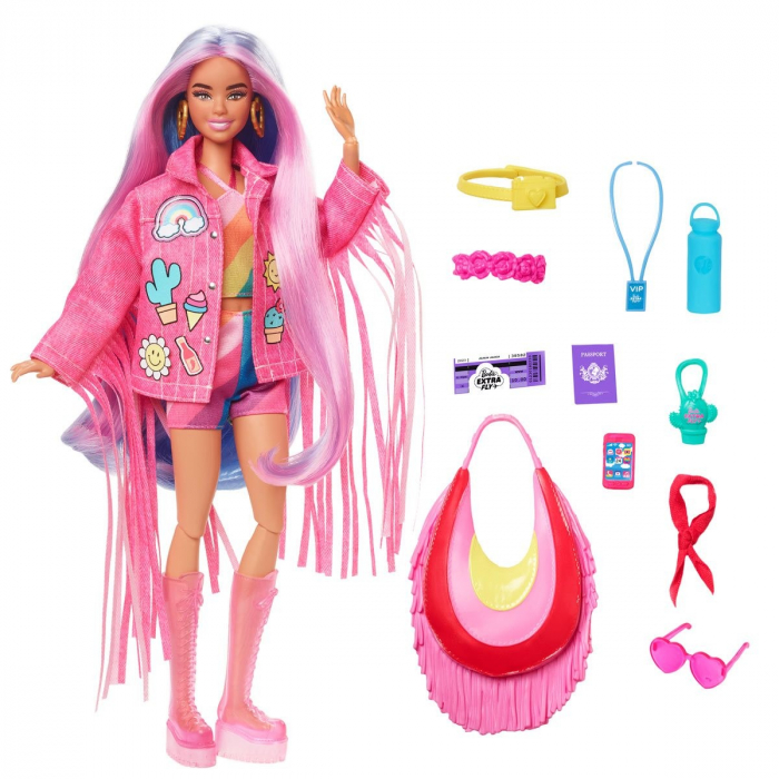 Barbie - Papușa Barbie Extra Fly Barbie Merge la Festival  [5]