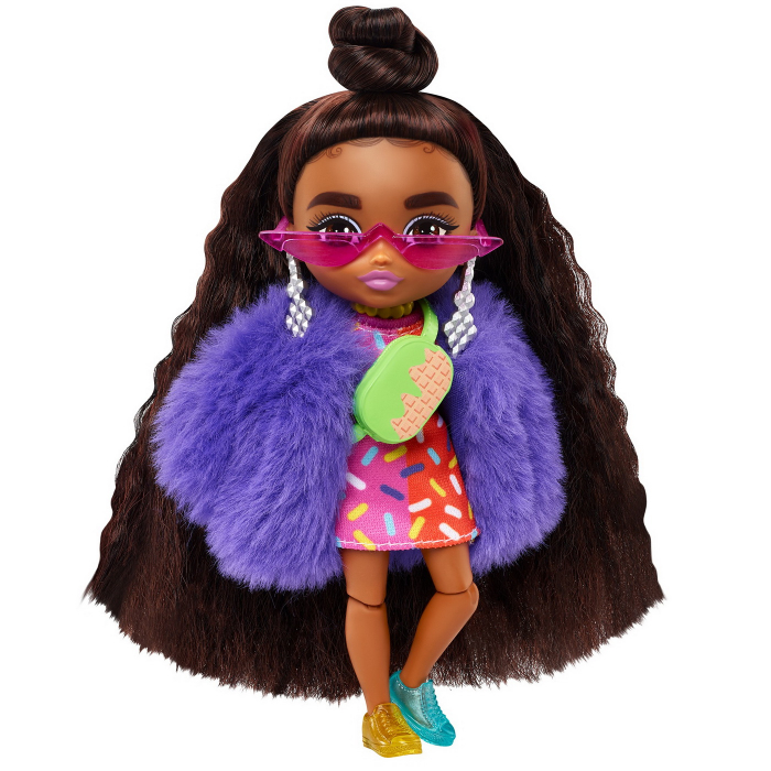 Barbie Papusa Barbie Extra Mini Bruneta  [6]