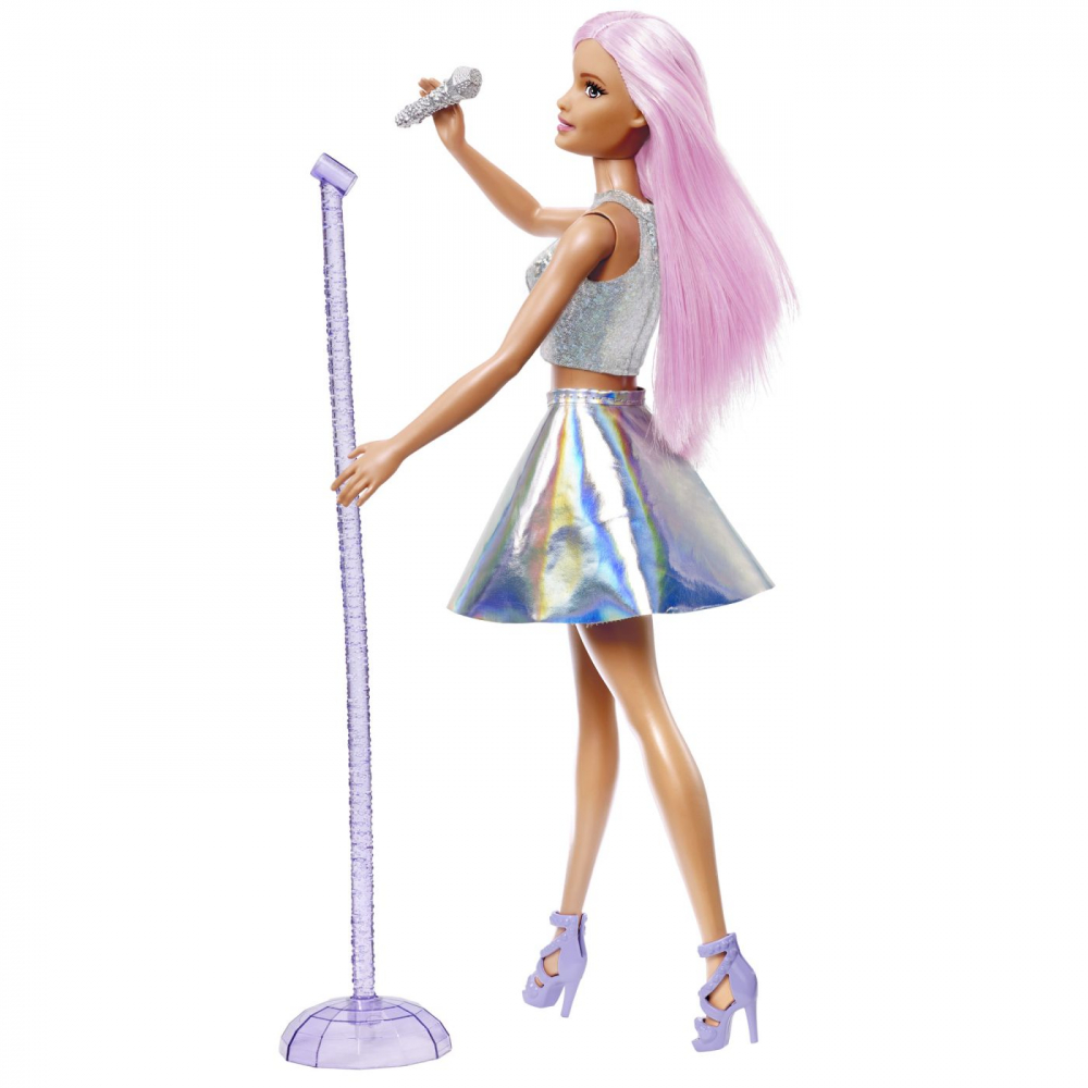 BARBIE PAPUSA BARBIE YOU CAN BE SET BARBIE STAR POP SI MICROFON [2]