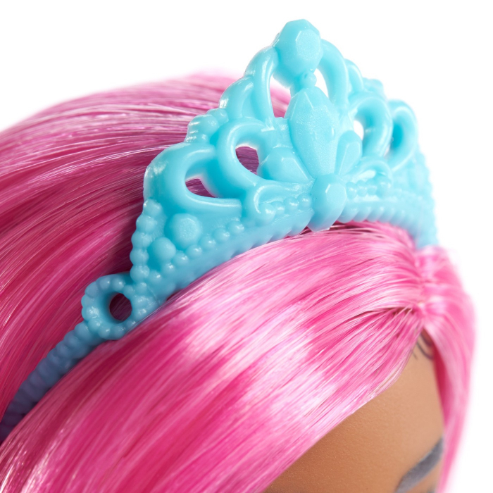 Barbie papusa barbie zana cu par roz [6]