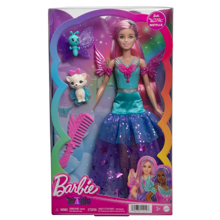 Barbie - papusa barbie zana cu rochie albastra