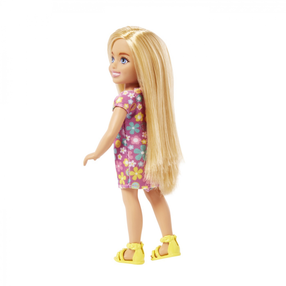 Barbie Papusa Chelsea Blonda Cu Rochita Cu Flori [4]
