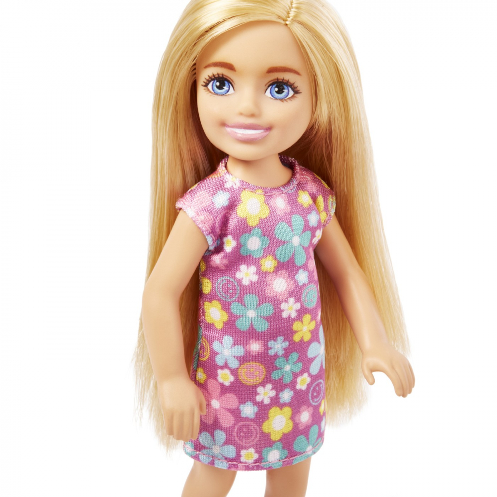 Barbie Papusa Chelsea Blonda Cu Rochita Cu Flori [5]