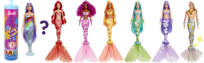 Barbie Papusa Descopera Culoarea Sirenele Curcubeu  [8]