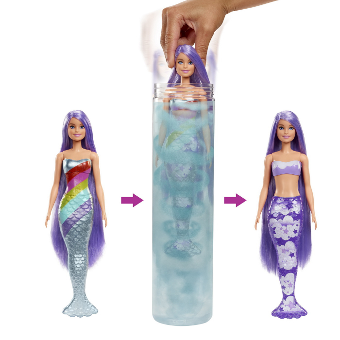 Barbie Papusa Descopera Culoarea Sirenele Curcubeu  [6]
