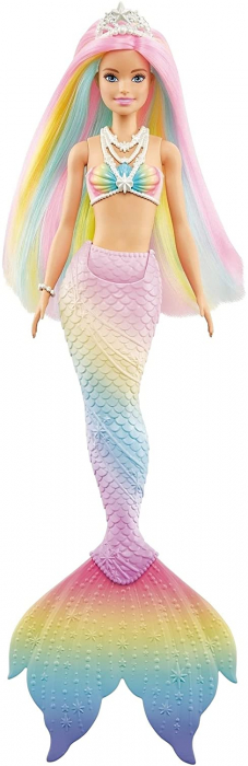 Barbie Papusa Dreamtopia Sirena Își Schimbă Culoarea  [6]