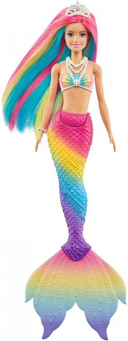 Barbie Papusa Dreamtopia Sirena Își Schimbă Culoarea  [7]