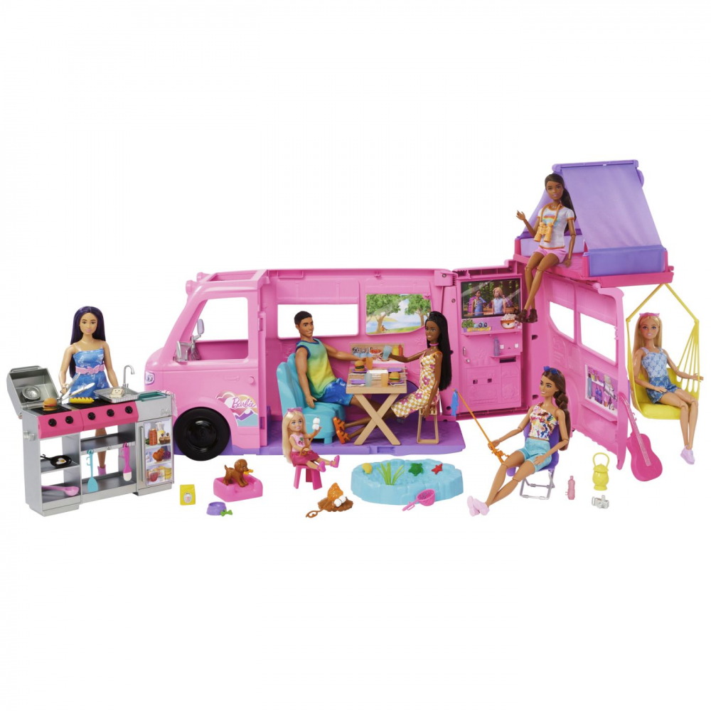 BARBIE RULOTA DE VIS CU ACCESORII [4]