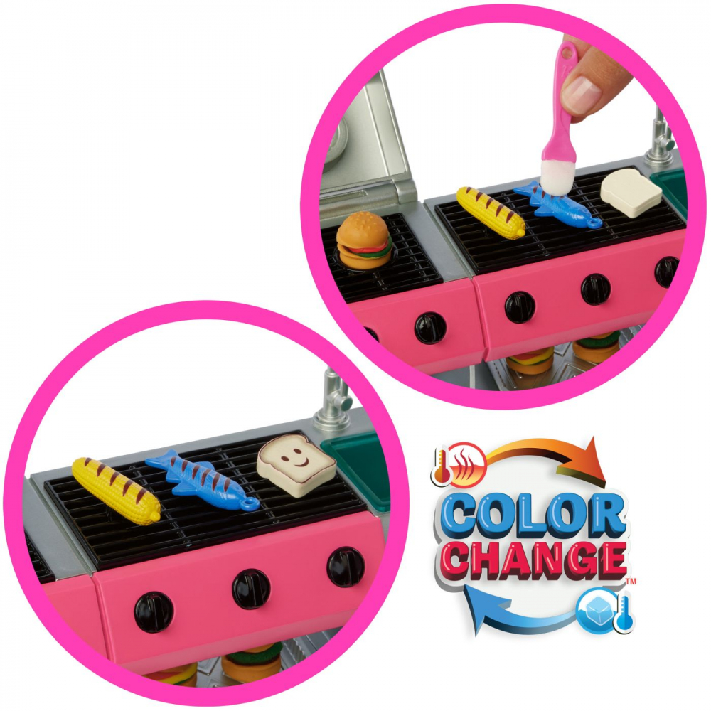BARBIE RULOTA DE VIS CU ACCESORII [7]