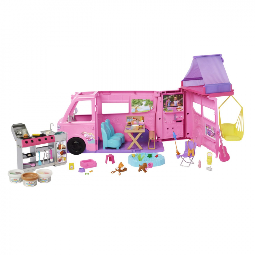 BARBIE RULOTA DE VIS CU ACCESORII [2]