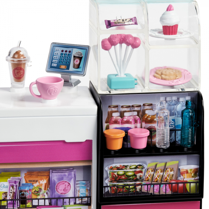 Barbie Set Cafenea cu 20 de Accesorii  [8]