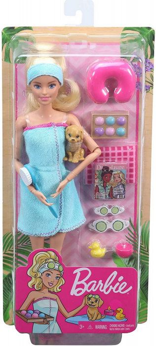 Barbie set de joaca cu accesorii wellness si spa [1]