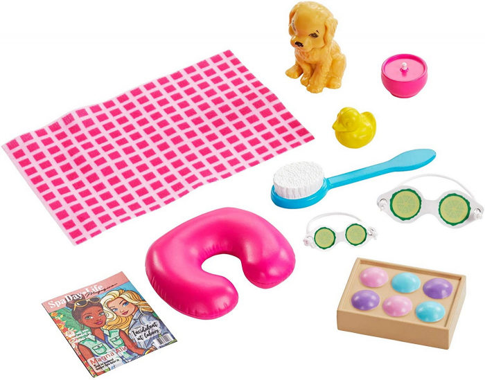 Barbie set de joaca cu accesorii wellness si spa [5]