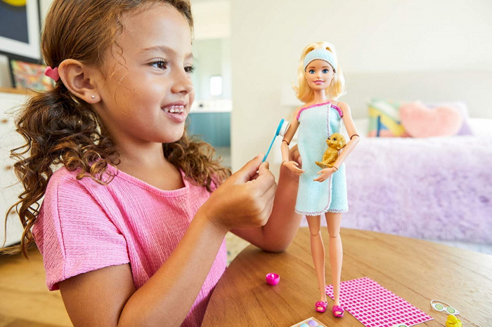 Barbie set de joaca cu accesorii wellness si spa [3]