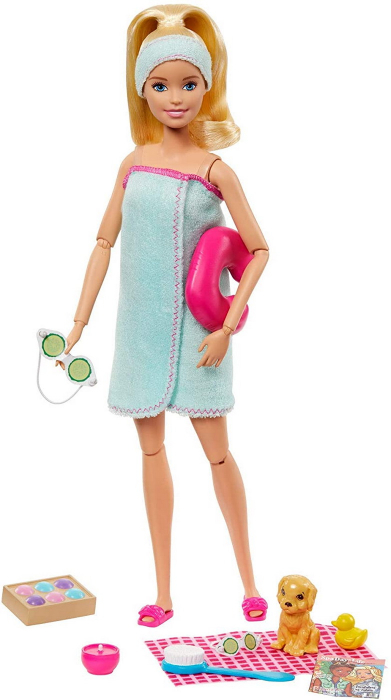 Barbie set de joaca cu accesorii wellness si spa [2]