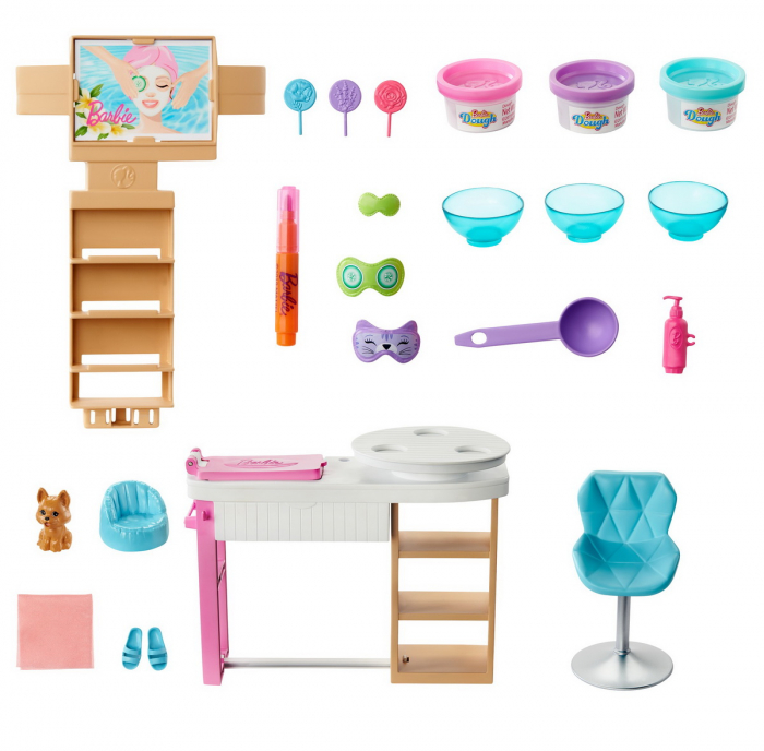 Barbie set de joaca o zi la salonul spa [6]