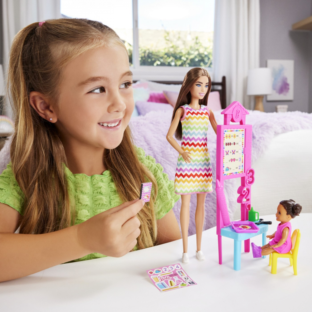 BARBIE SET DE JOACA PAPUSA BARBIE SATENA FACE CARIERA PROFESOARA [3]
